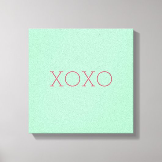 XOXO Wrapped Canvas Afdruk (Voorkant)