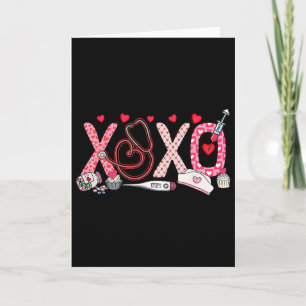 Xoxo Xo Xo Verpleegster Valentijnsdag Mannen Vrouw Kaart