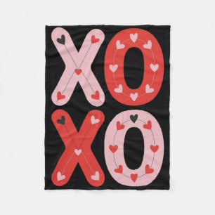 Xoxo Zoete Liefde Valentijnshart Romantische Valen Fleece Deken