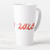 xoxorood latte mok (Rechterhoek)