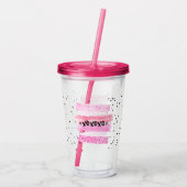 xoxoxo acryl drinkbeker (Achterkant)