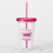 xoxoxo acryl drinkbeker (Voorkant)