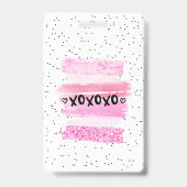 xoxoxo badge (Achterkant)