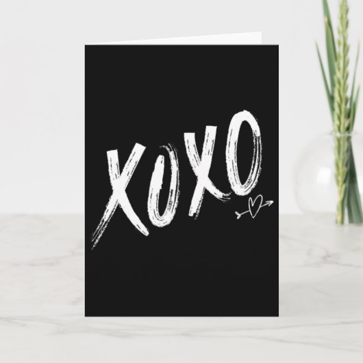 Xoxoxo Valentijns februari-vieringen Kaart (Voorkant)