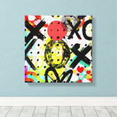 XOXOXOXOXOXO-Collectie Canvas Afdruk (Insitu (Houten vloer))