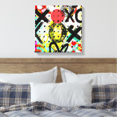 XOXOXOXOXOXO-Collectie Canvas Afdruk (Insitu (Slaapkamer))