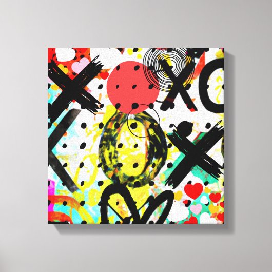 XOXOXOXOXOXO-Collectie Canvas Afdruk (Voorkant)