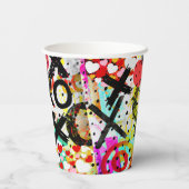 XOXOXOXOXOXO-Collectie Papieren Bekers (Achterkant)