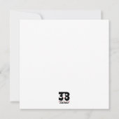 XOXOXOXOXOXO FEESTDAGENKAART (Achterkant)