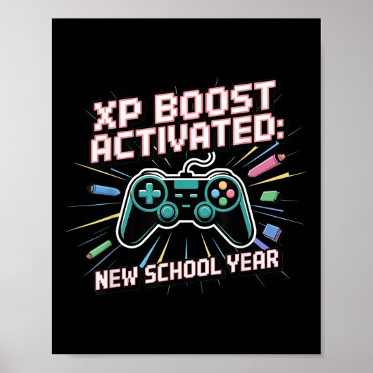 Xp Boost, New School Year, Back To School, Gen Z A Poster (Voorkant)