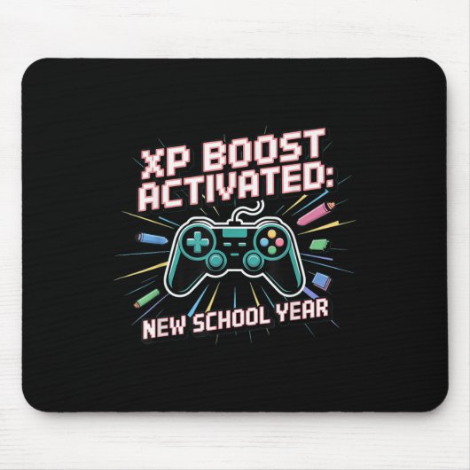 Xp Boost, Nieuw Schooljaar, Terug naar School, Gen Muismat (Voorkant)