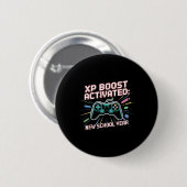 Xp-boost, nieuw schooljaar, terug naar school, Gen Ronde Button 5,7 Cm (Voorkant /achterkant)