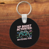 Xp-boost, nieuw schooljaar, terug naar school, Gen Sleutelhanger (Voorkant)