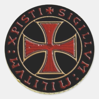 Xpisti Sigillvm Militvm Templar Seal Ronde Sticker