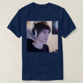 xQc Bowl Cut Hair T-shirt (Design voorkant)