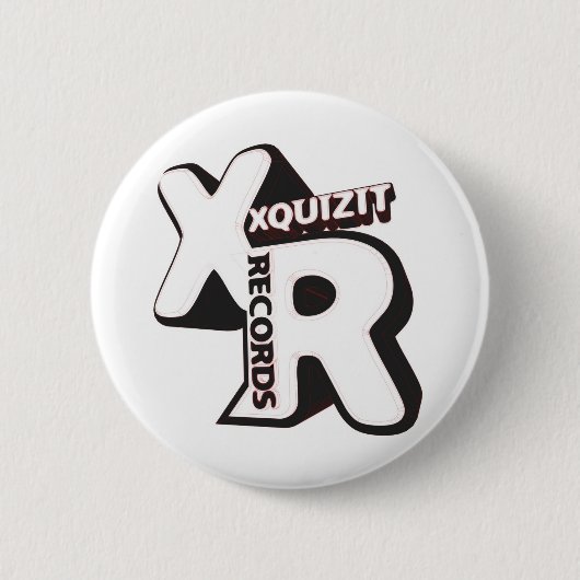 Xquizit Logo Basic Pin Ronde Button 5,7 Cm (Voorkant)