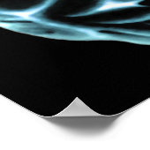 XRAY BRAIN SIDE UITZICHT BLUE POSTER (Hoek)