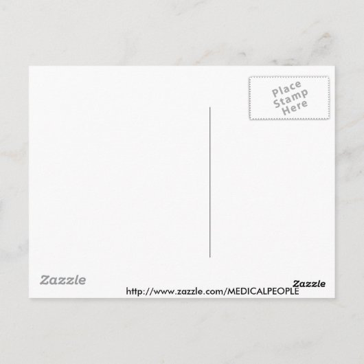 XRAY PIRATE Flag RADIOLOGY JOLLY ROGER Briefkaart (Achterkant)