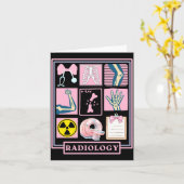 Xray Rad Tech Radiologie Gezondheidszorg Waarderin Kaart (Gele Bloem)