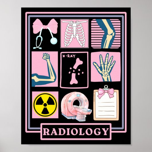 Xray Rad Tech Radiology Healthcare Appreciation Te Poster (Voorkant)