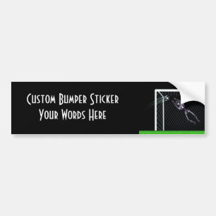 XRAY SKELETON SOCCER GOALIE ORIGINEEL BUMPERSTICKER