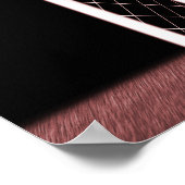 XRAY SKELETON SOCCER GOALIE RED POSTER (Hoek)