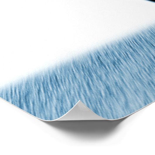 XRAY SKELETON SOCCER GOALIE WAT BLAUW POSTER (Hoek)