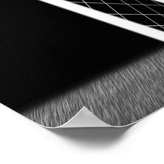 XRAY SKELETON SOCCER GOALIE WHITE BLACK POSTER (Hoek)