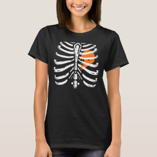 Xray Skeletrib Football Fans Halloween Cos. T-shirt