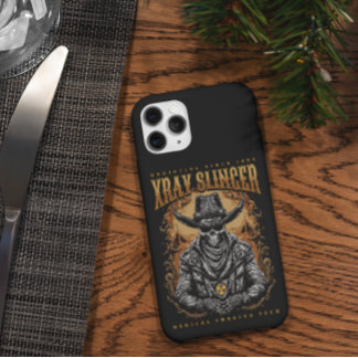 XRay Slinger Skelet Cowboy Case-Mate iPhone 14 Pro Max Hoesje