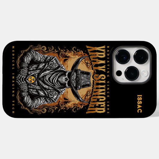 XRay Slinger Skelet Cowboy Case-Mate iPhone Case (Achterkant (horizontaal))