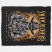 XRay Slinger Skelet Cowboy Fleece Deken (Voorkant (Horizontaal))