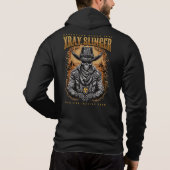XRay Slinger Skelet Cowboy Hoodie (Achterkant)