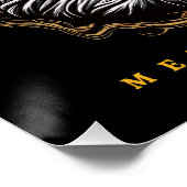 XRay Slinger Skelet Cowboy Perfect Poster (Hoek)