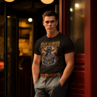 XRay Slinger Skelet Cowboy T-shirt