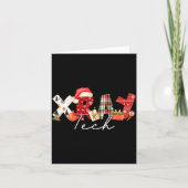 Xray Tech Christmas Bow Rad Tech Radiology Gift Me Kaart (Voorkant)