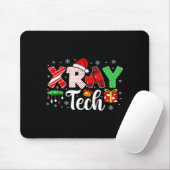 Xray Tech Christmas Bow Rad Tech Radiology Men Wom Muismat (Met muis)