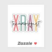 Xray Tech Radiologica Technoloog, Xray Tech Squad Sticker (Vel)