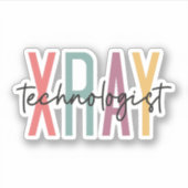 Xray Tech Radiologica Technoloog, Xray Tech Squad Sticker (Voorkant)
