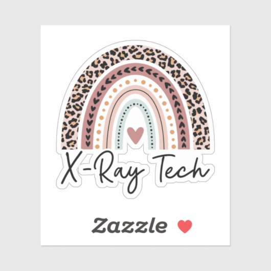 Xray Tech, Radiologische Technoloog, Xray Tech Afs Sticker (Vel)