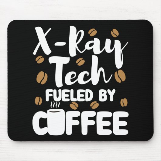 Xray Tech Radiology Nurse Rad Tech Coffee Lover Muismat (Voorkant)