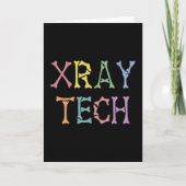Xray Tech X-ray Technologist cadeaus Kaart (Voorkant)