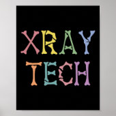 Xray Tech X-ray Technologist cadeaus Poster (Voorkant)