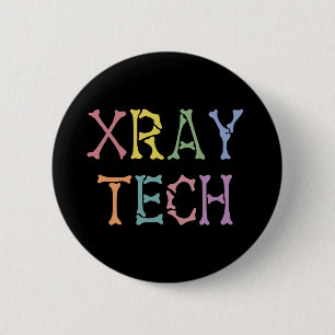 Xray Tech X-ray Technologist cadeaus Ronde Button 5,7 Cm