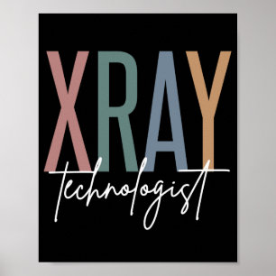 Xray Tech X-ray Technoloog Multicolored giften Poster