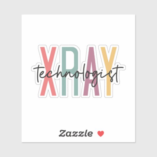 XRAY-technoloog Sticker (Vel)