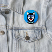 XRdoge Logo blauw Ronde Button 5,7 Cm (In situ)