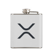 XRP-Afbeelding en Logo-kolf Heupfles (Achterkant)