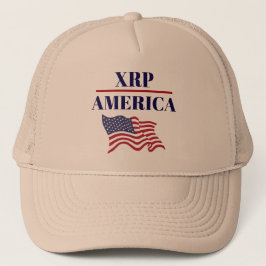 XRP America Trucker Hat Trucker Pet
