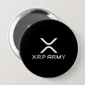 XRP Army Quote Hodl Crypto Cryptocurrency Meme Ronde Button 4,0 Cm (Voorkant /achterkant)